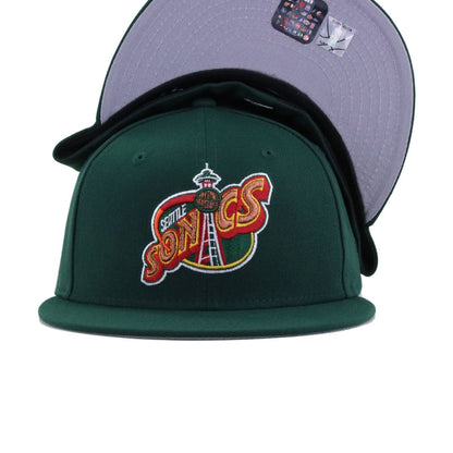 Seattle Supersonics Dark Green 1995 New Era 59Fifty Fitted