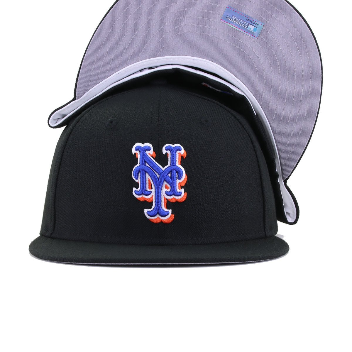 New York Mets Black Alternate Cooperstown AC 59Fifty Fitted