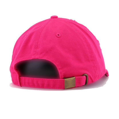 Distressed Magenta KBEthos Vintage Dad Hat