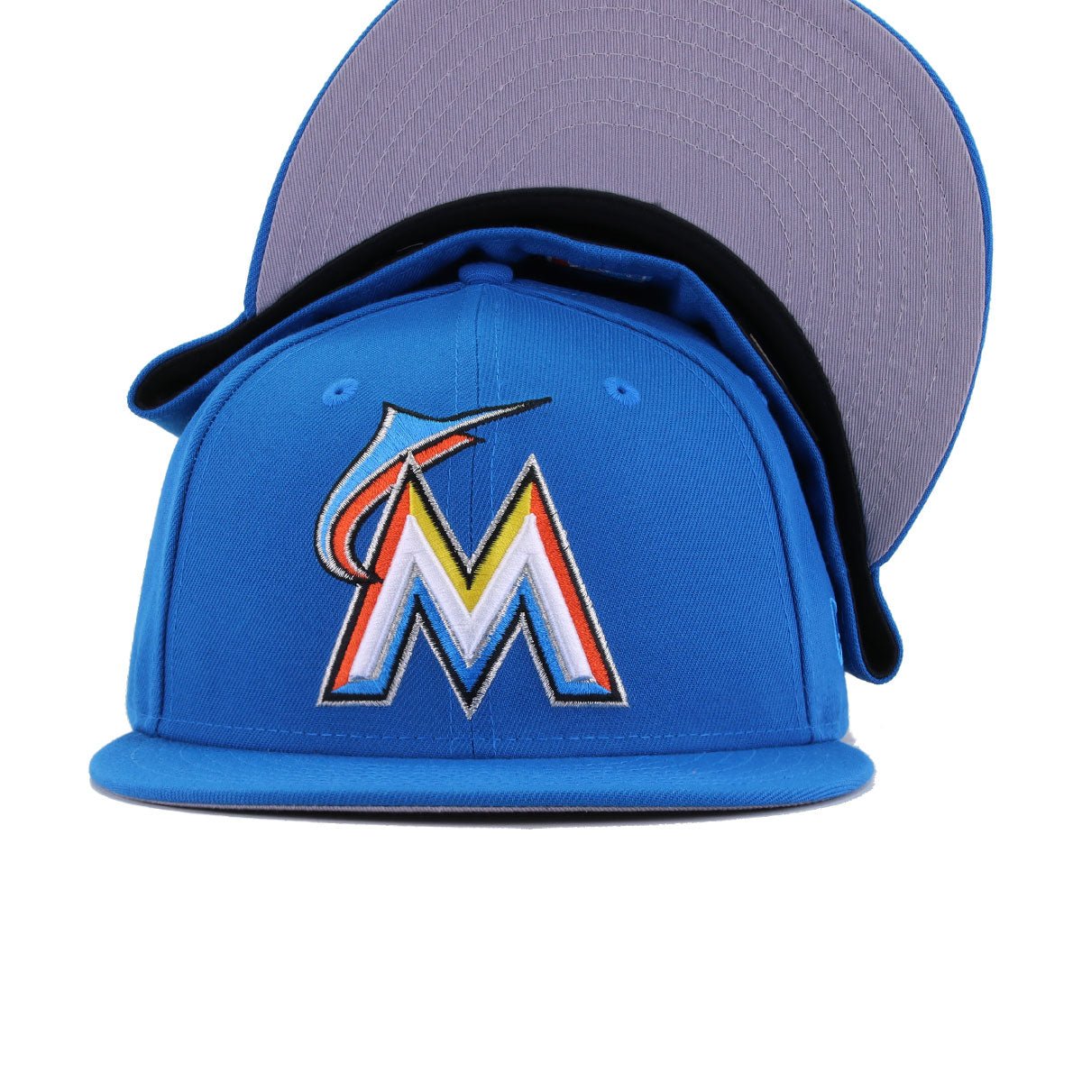 Miami Marlins Cardinal Blue 2012 New Era 59Fifty Fitted