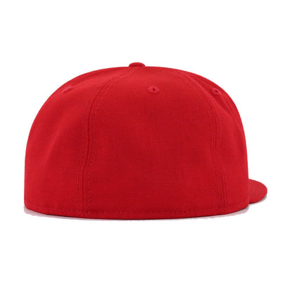Cincinnati Reds Scarlet 1976 World Series Cooperstown Green Bottom New Era 59Fifty Fitted
