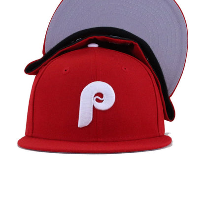 Philadelphia Phillies Scarlet 1970 New Era 59Fifty Fitted