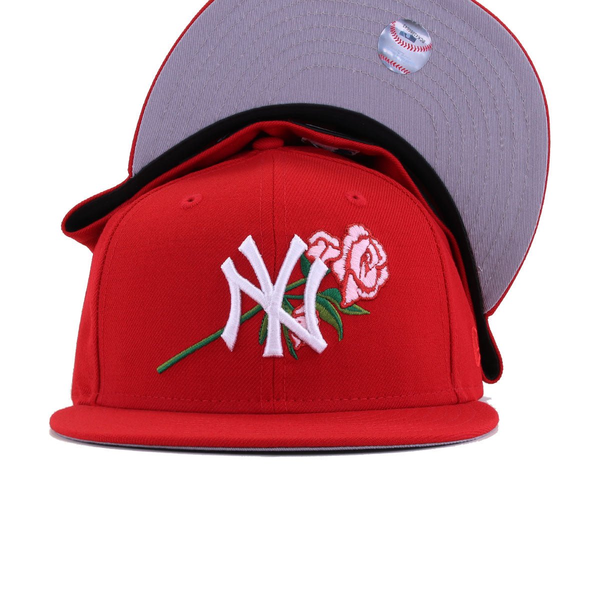 New York Yankees Scarlet ROSE New Era 59Fifty Fitted