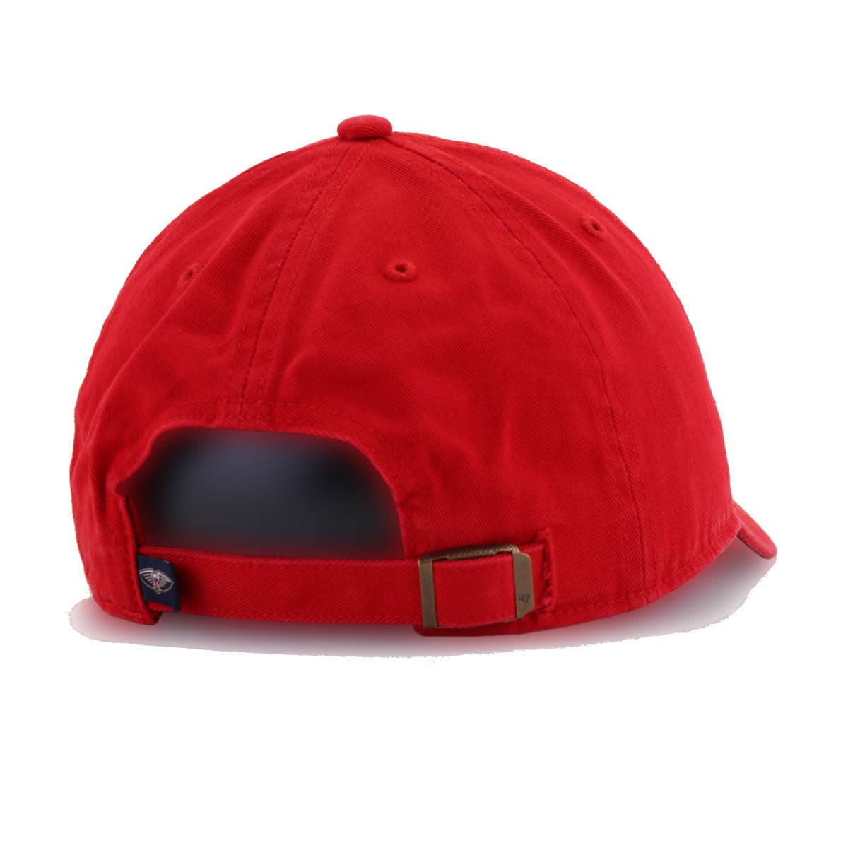 New Orleans Pelicans Scarlet 47 Brand Clean Up Dad Hat