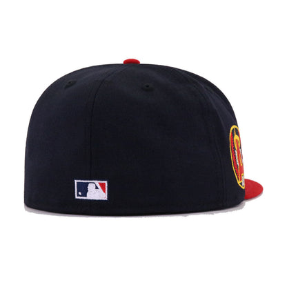 California Angels Navy Scarlet 25th Anniversary New Era 59Fifty Fitted