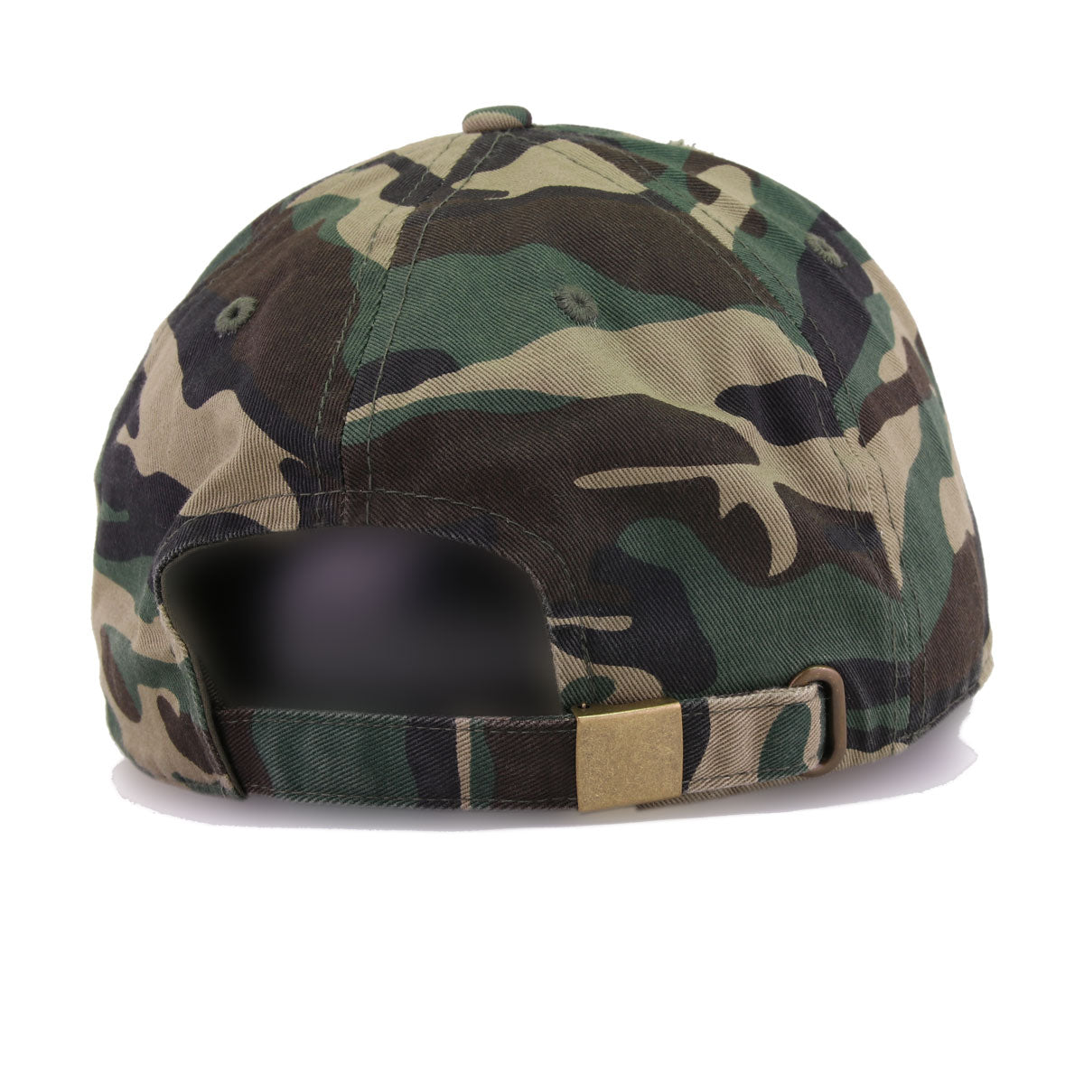 Distressed Camouflage KBEthos Vintage Dad Hat