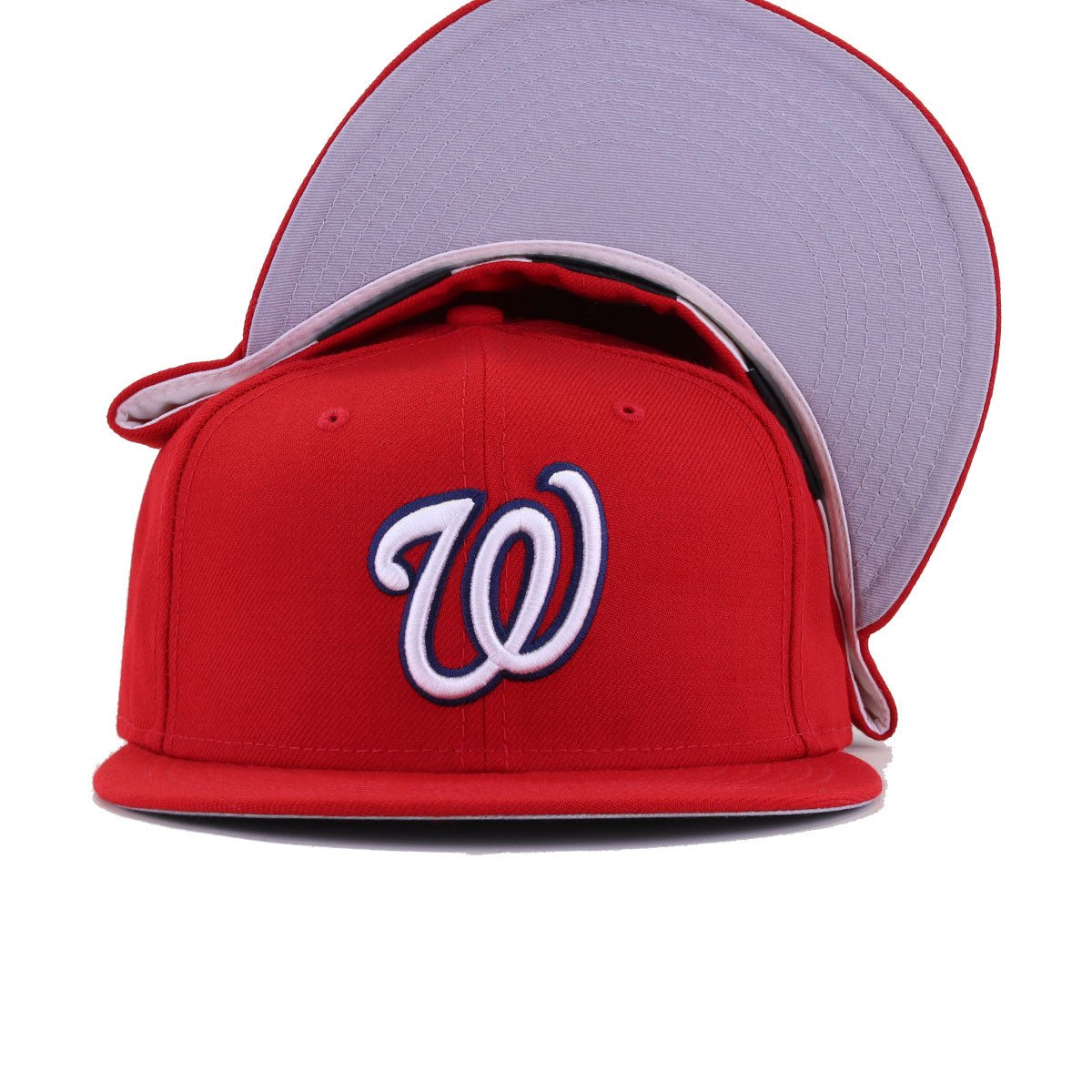 Washington Nationals Scarlet Cooperstown AC New Era 59Fifty Fitted