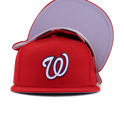 Washington Nationals Scarlet Cooperstown AC New Era 59Fifty Fitted