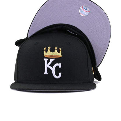 Kansas City Royals Black Batting Practice New Era 59Fifty Fitted