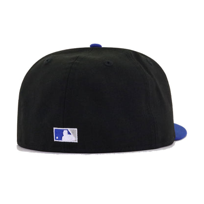 Kansas City Royals Black Light Royal Blue Cooperstown AC New Era 59Fifty Fitted