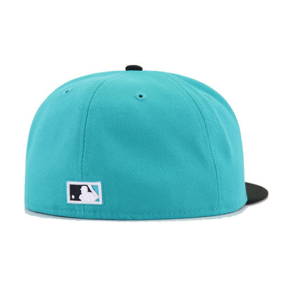 Florida Marlins Teal Black Cooperstown AC New Era 59Fifty Fitted