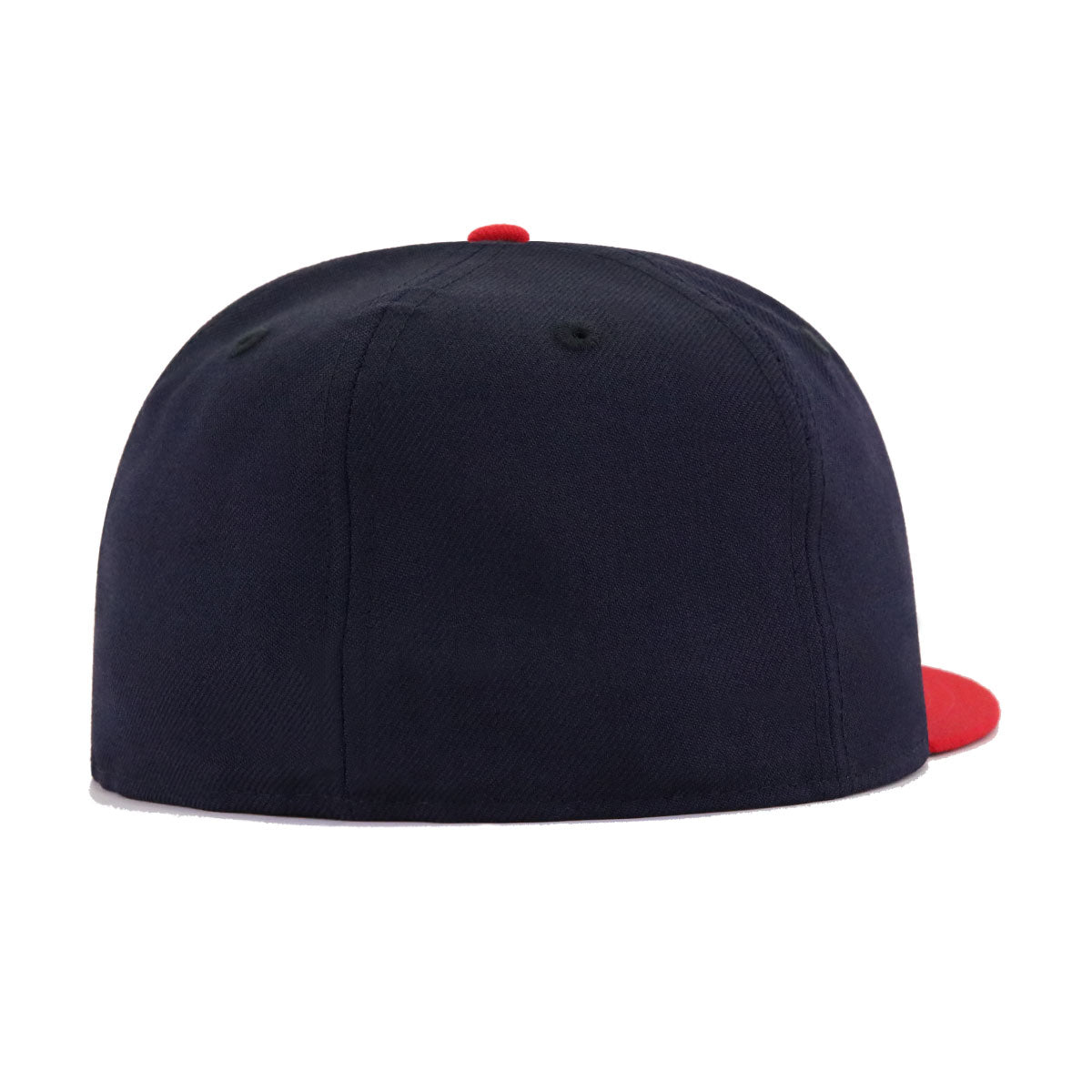 Milwaukee Braves Navy Scarlet 1957 World Series Cooperstown Green Bottom New Era 59Fifty Fitted
