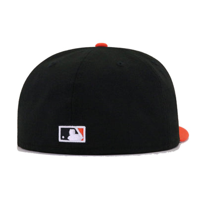Baltimore Orioles Black Orange 1999 Cooperstown AC New Era 59Fifty Fitted