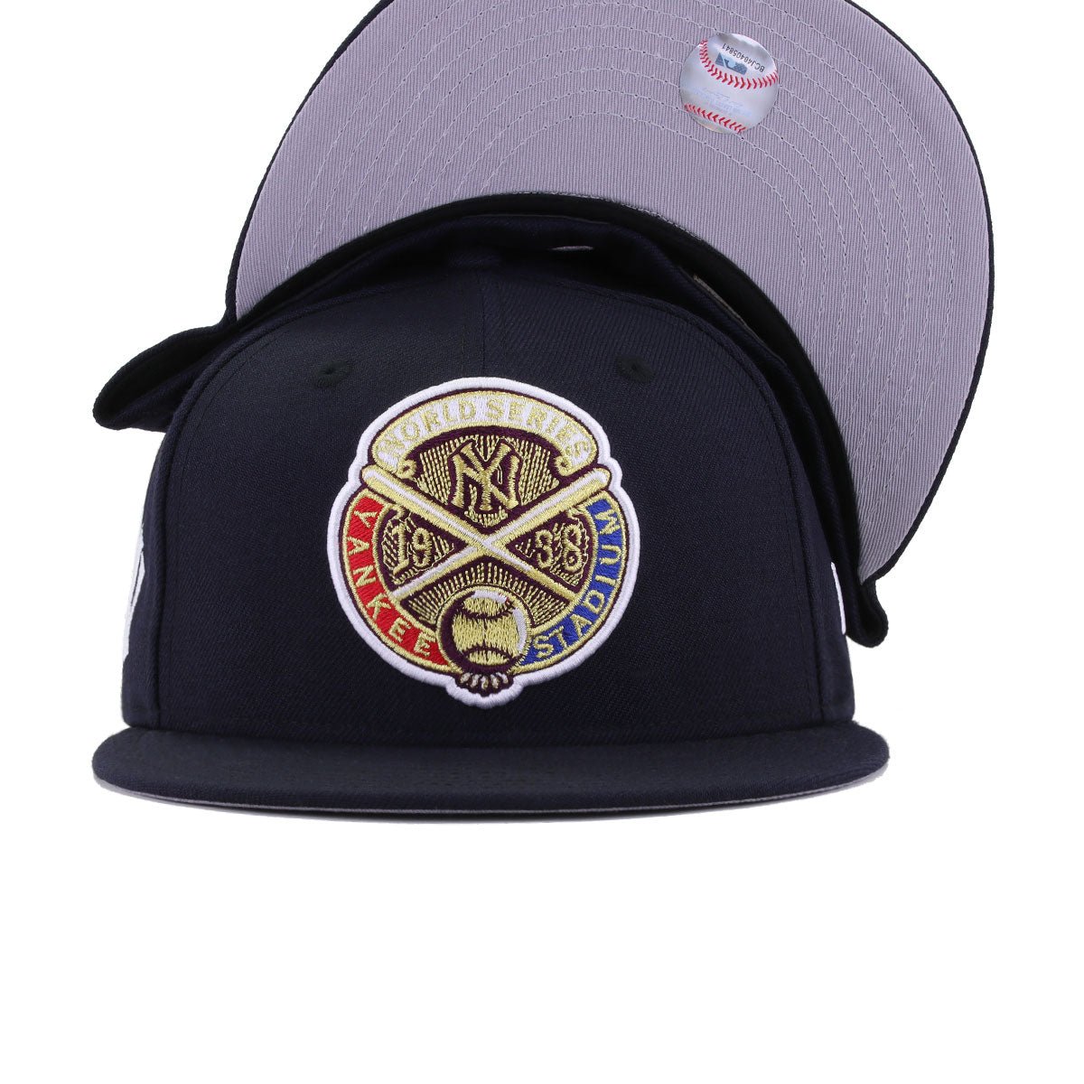 New York Yankees Navy 1938 World Series Front New Era 59Fifty Fitted