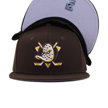 Anaheim Ducks Burnt Wood New Era 59Fifty Fitted