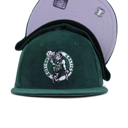 Boston Celtics Dark Green Corduroy PABLO New Era 59Fifty Fitted