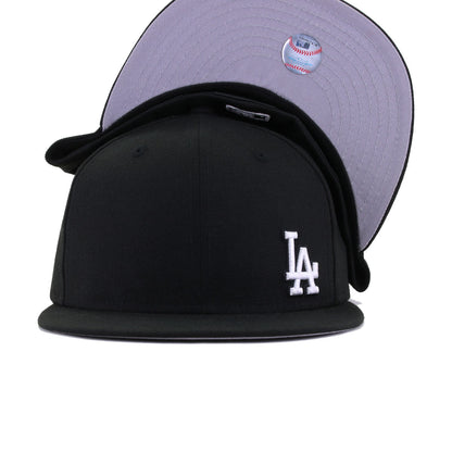 Los Angeles Dodgers Black Flawless Heartbacker New Era 59Fifty Fitted