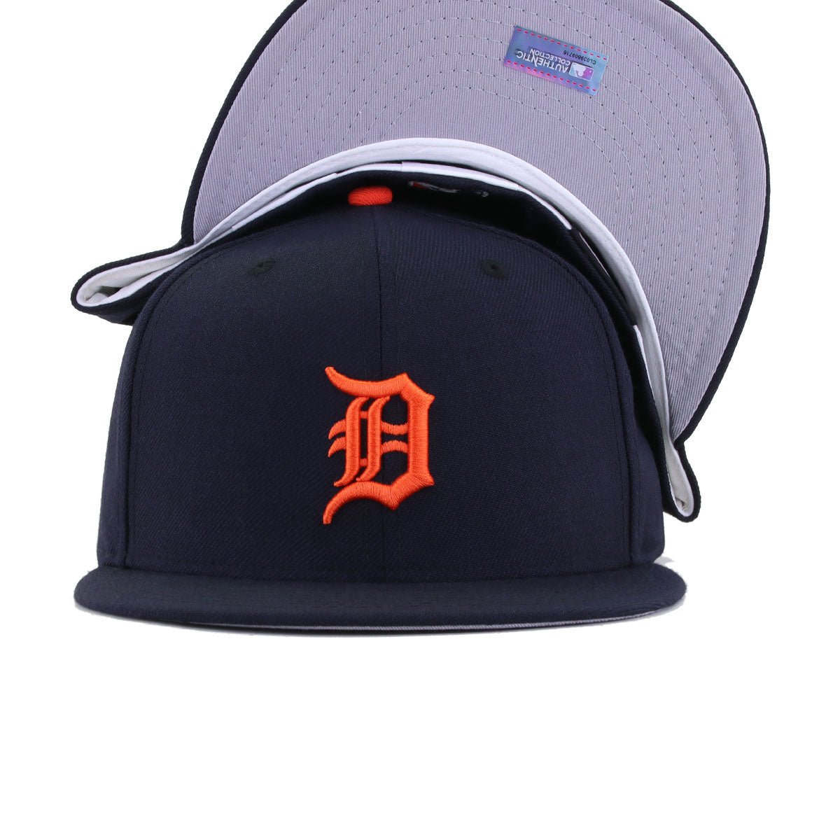 Detroit Tigers Navy Road Cooperstown AC New Era 59Fifty Fitted