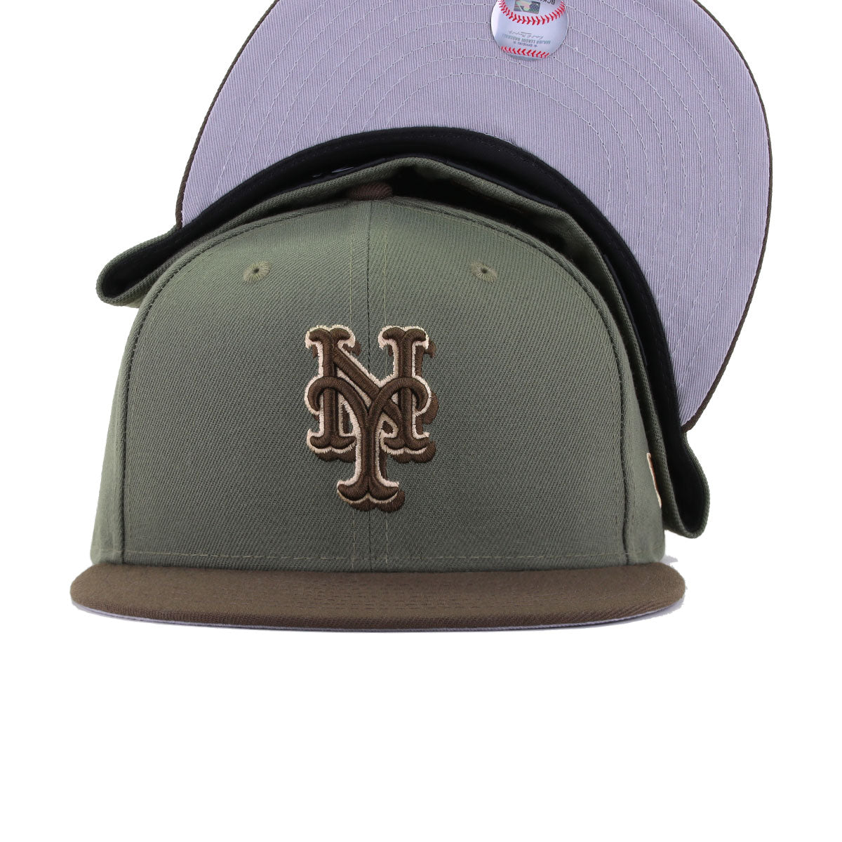 New York Mets New Olive Walnut New Era 59Fifty Fitted