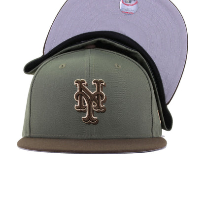 New York Mets New Olive Walnut New Era 59Fifty Fitted