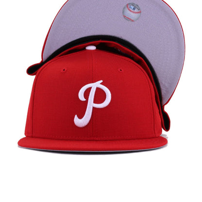 Philadelphia Phillies Scarlet 1950 New Era 59Fifty Fitted