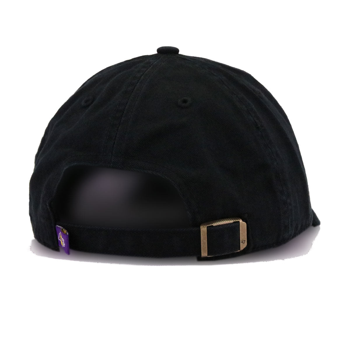 Los Angeles Lakers Black 47 Brand Clean Up Dad Hat