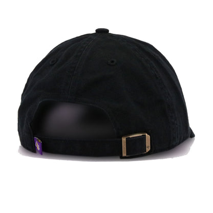 Los Angeles Lakers Black 47 Brand Clean Up Dad Hat