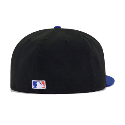 New York Mets Black Light Royal Blue Cooperstown AC New Era 59Fifty Fitted
