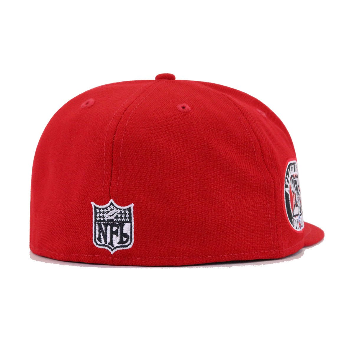 Atlanta Falcons Scarlet 25th Anniversary New Era 59Fifty Fitted