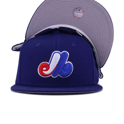 Montreal Expos Dark Royal Blue Cooperstown AC New Era 59Fifty Fitted