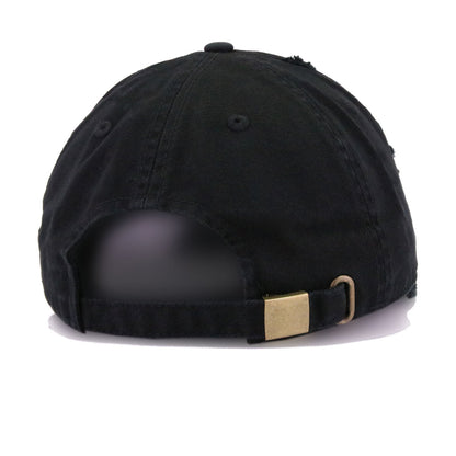 Distressed Rose Black KBEthos Vintage Dad Hat