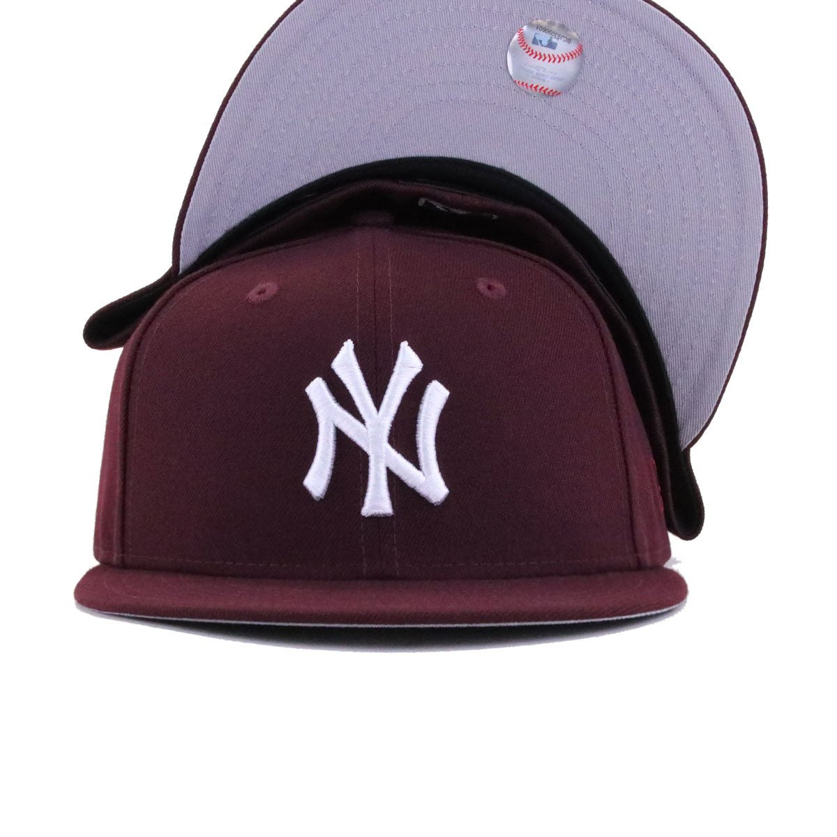 New York Yankees Maroon New Era 59Fifty Fitted