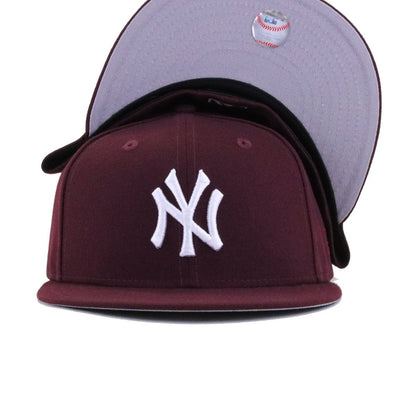 New York Yankees Maroon New Era 59Fifty Fitted