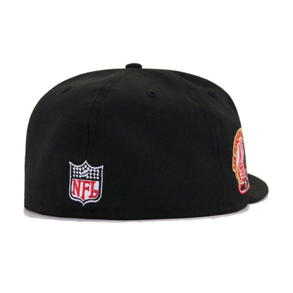 San Francisco 49ers Black 40th Anniversary New Era 59Fifty Fitted
