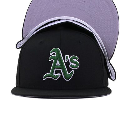 Oakland Athletics Black Cooperstown AC New Era 59Fifty Fitted