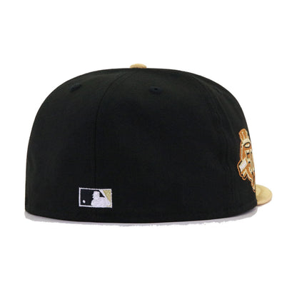 Kansas City Royals Black Metallic Gold 50th Anniversary New Era 59Fifty Fitted