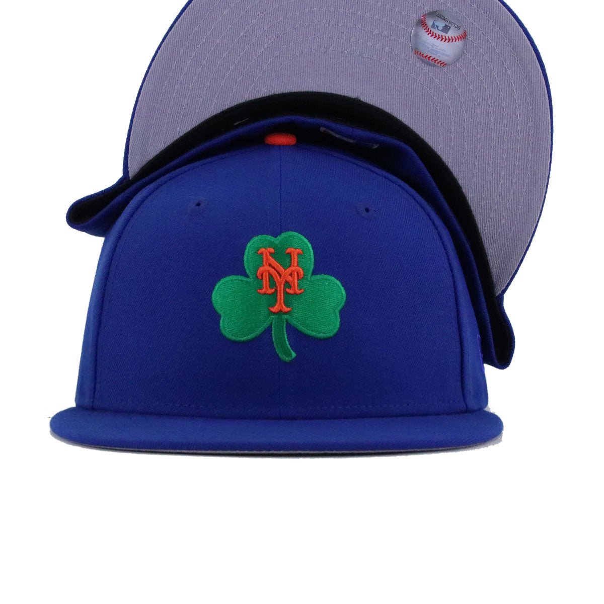 New York Mets Light Royal Blue Lucky Shamrock New Era 59Fifty Fitted