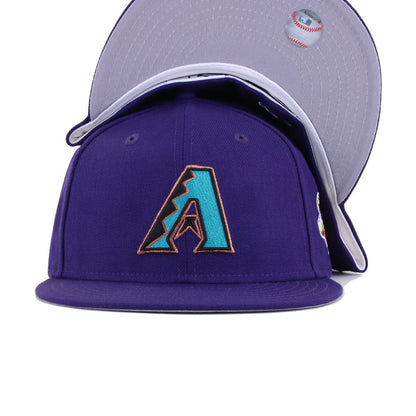 Arizona Diamondbacks Purple 2001 World Series Cooperstown New Era 59Fifty Fitted
