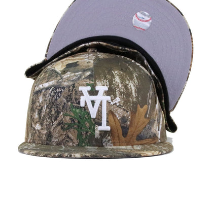 Los Angeles Dodgers Real Tree Edge Camouflage Upside Down New Era 59Fifty Fitted