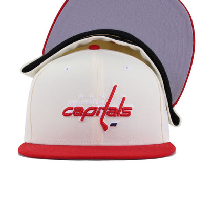 Washington Capitals Chrome Scarlet New Era 59Fifty Fitted
