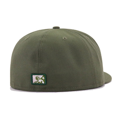 Fredericksburg Nationals New Olive OLD MONEY New Era 59Fifty Fitted