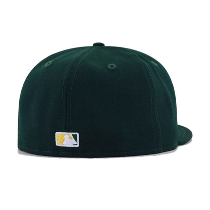 Oakland Athletics Dark Green Upside Down New Era 59Fifty Fitted