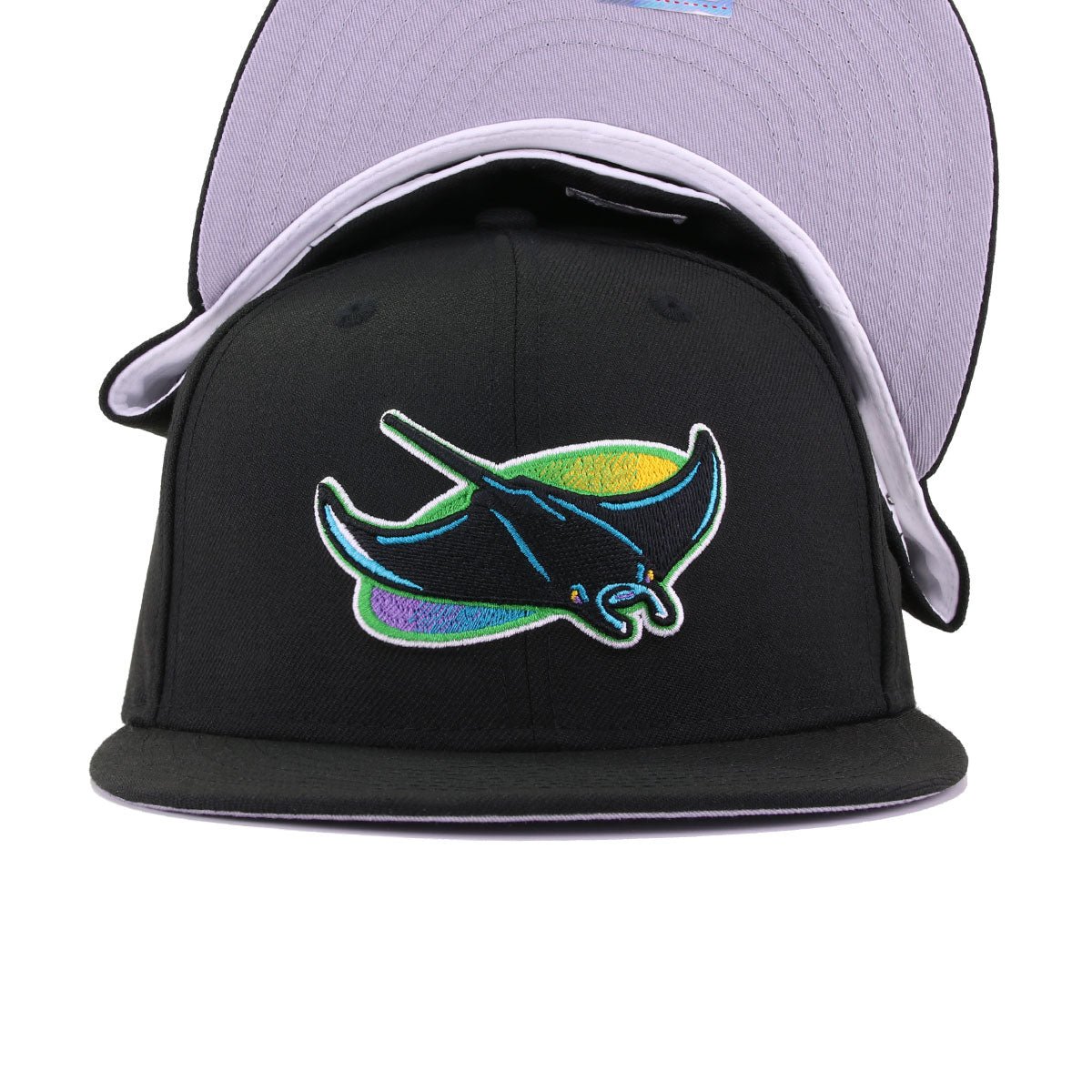 Tampa Bay Rays Black Alternate Cooperstown AC New Era 59Fifty Fitted