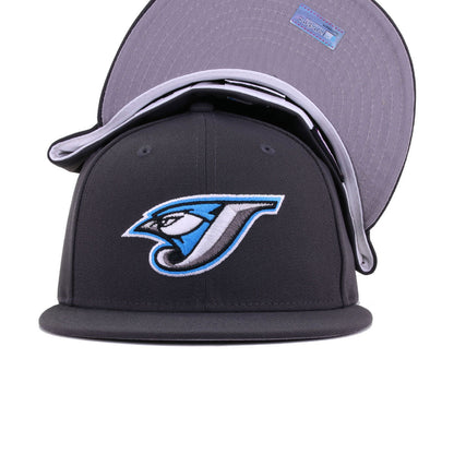 Toronto Blue Jays Graphite Cooperstown AC New Era 59Fifty Fitted