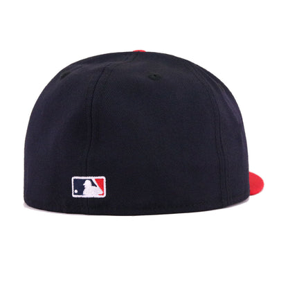Atlanta Braves Navy Scarlet 1996 World Series Cooperstown New Era 59Fifty Fitted