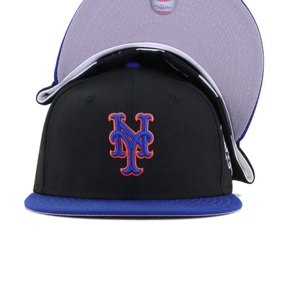 New York Mets Black Light Royal Blue 2000 World Series Cooperstown New Era 59Fifty Fitted