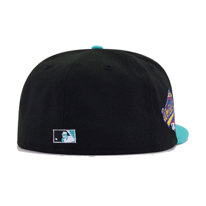 Florida Marlins Black Teal 1997 World Series New Era 59Fifty Fitted