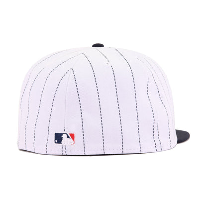 New York Yankees Pinstripe Navy New Era 59Fifty Fitted