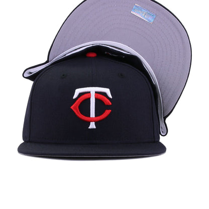 Minnesota Twins Navy TC Cooperstown AC New Era 59Fifty Fitted