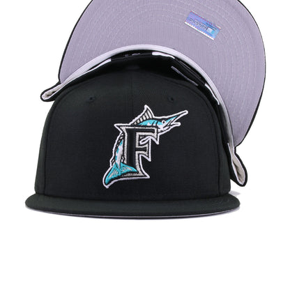 Florida Marlins Black Cooperstown AC New Era 59Fifty Fitted